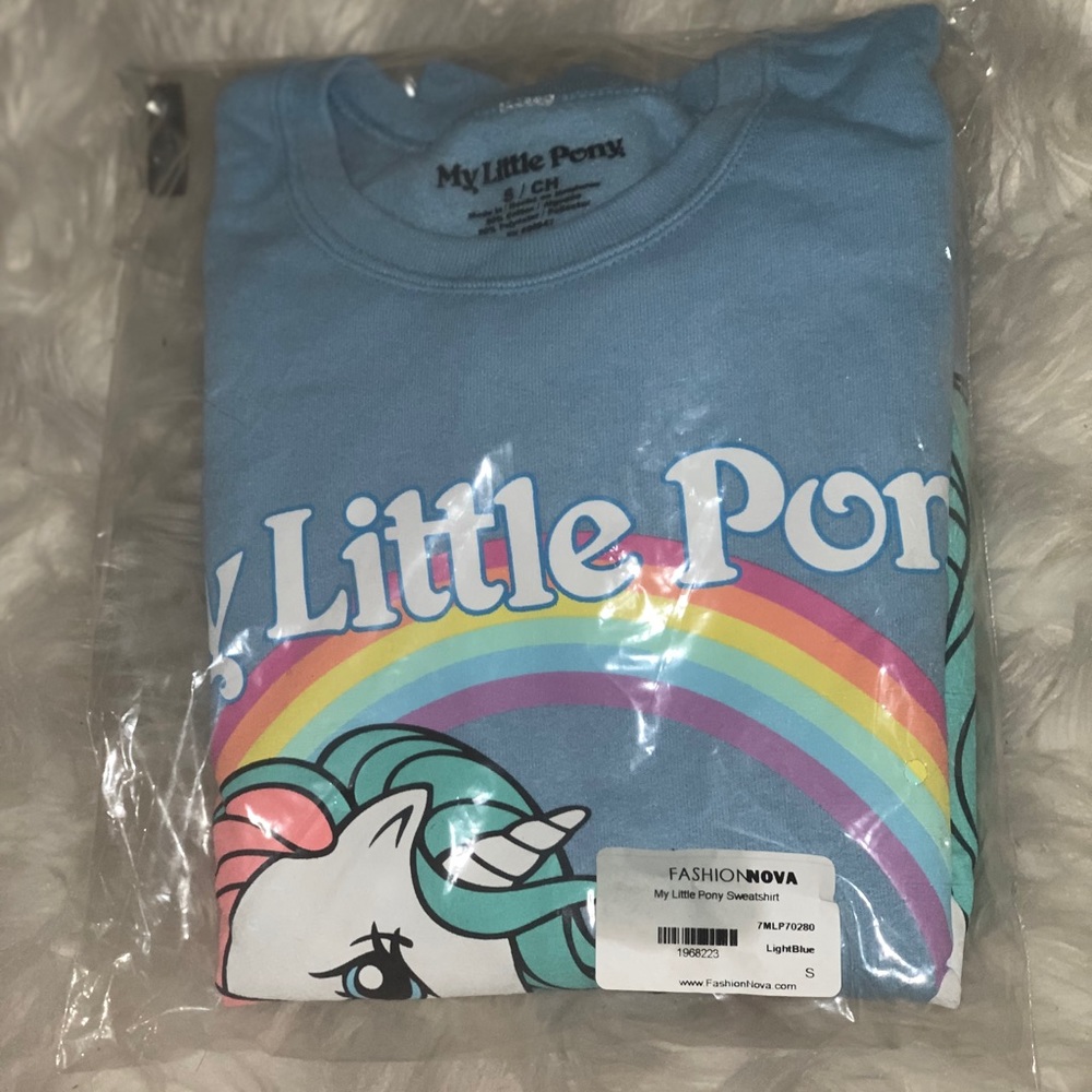 Fashion nova my little pony sweatshirt